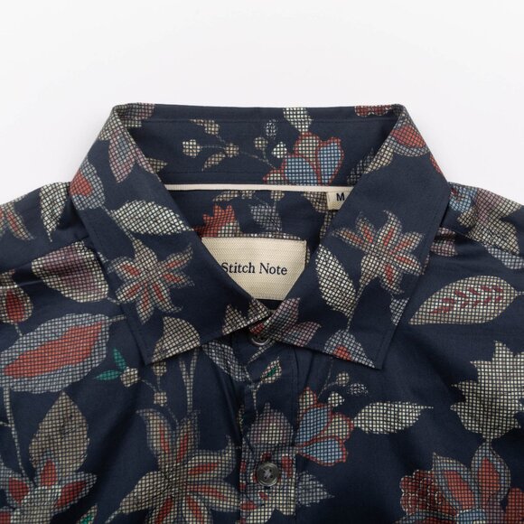 Stitch Note Long Sleeve Printed Shirt - Midnight - Picture 2 of 3